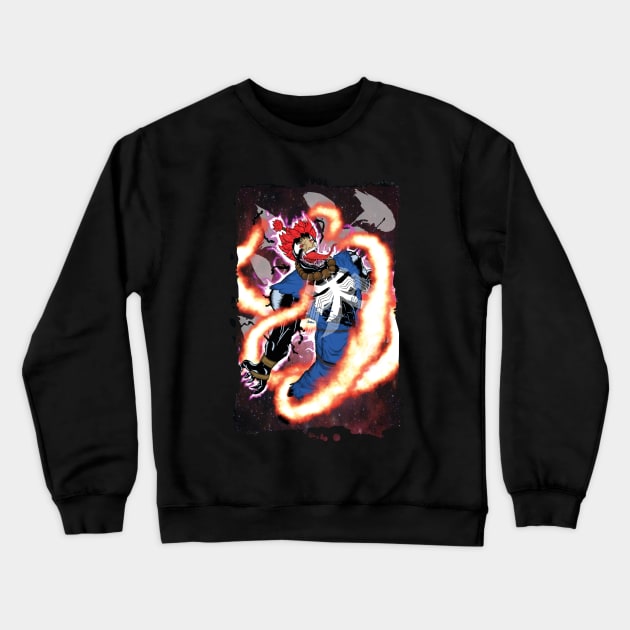 Venom Akuma Remix Crewneck Sweatshirt by Lopan4000